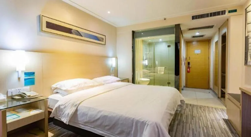 Bed in City Comfort Inn Wuhan Baibuting