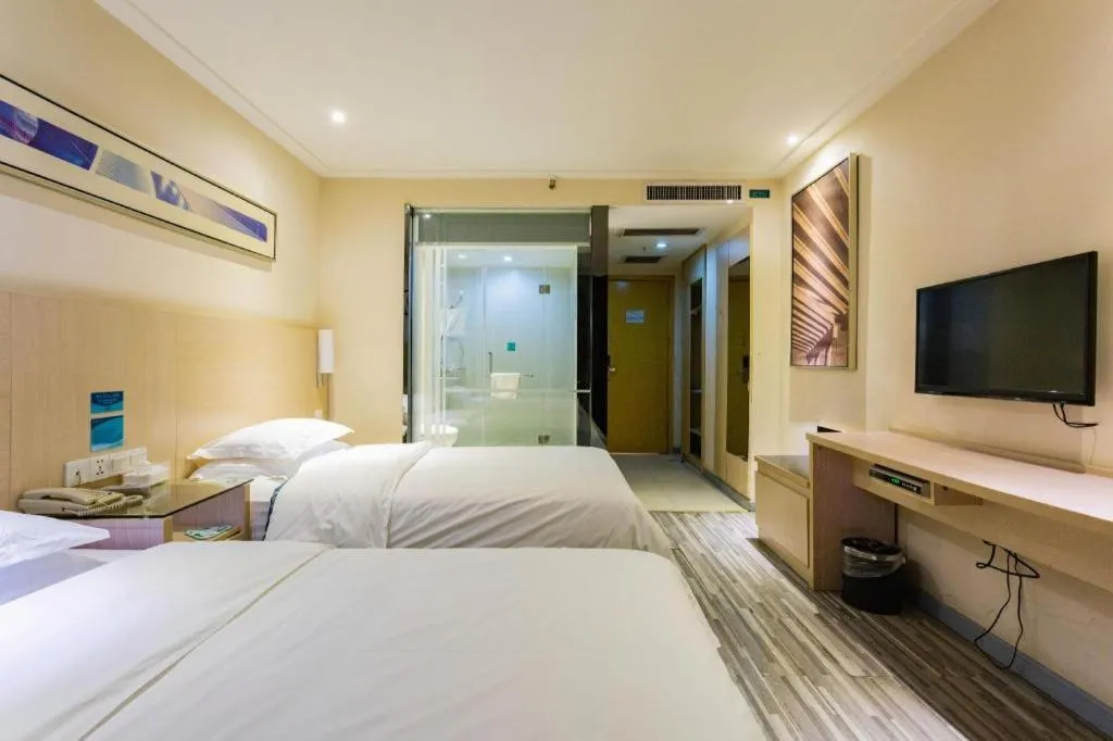 Bed in City Comfort Inn Wuhan Baibuting