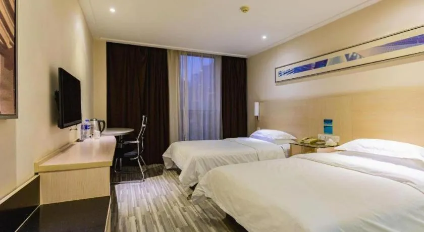 Bed in City Comfort Inn Wuhan Baibuting