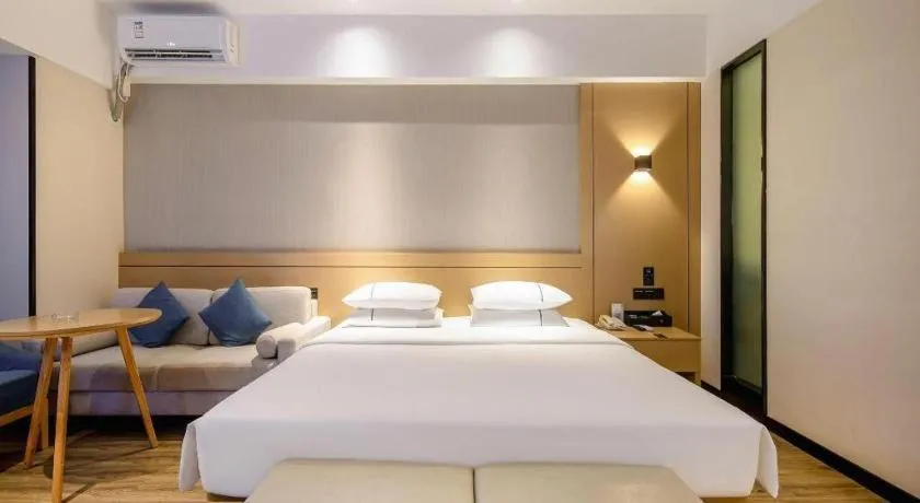 Bed in City Comfort Inn Nanning Anji Wanda Plaza