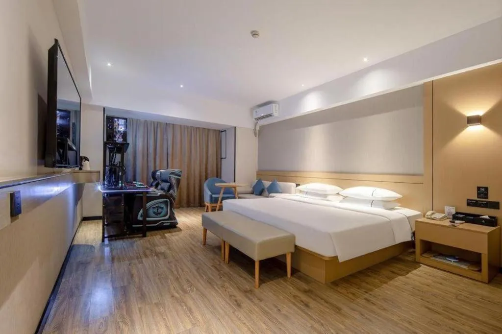 Bed in City Comfort Inn Nanning Anji Wanda Plaza