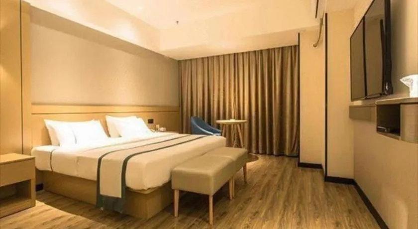 Bed in City Comfort Inn Nanning Anji Wanda Plaza