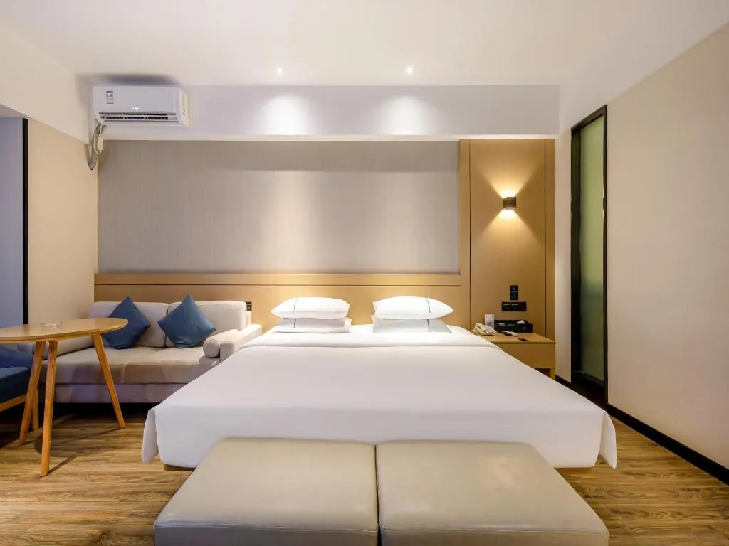 Bed in City Comfort Inn Nanning Anji Wanda Plaza