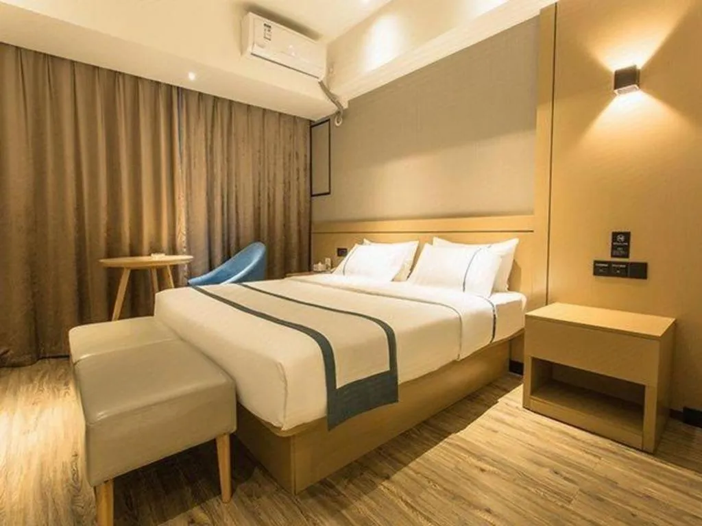 Bed in City Comfort Inn Nanning Anji Wanda Plaza