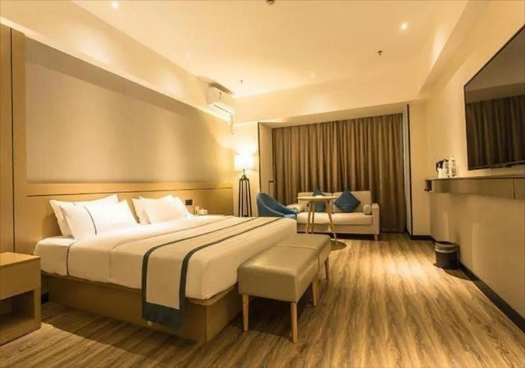 Bed in City Comfort Inn Nanning Anji Wanda Plaza