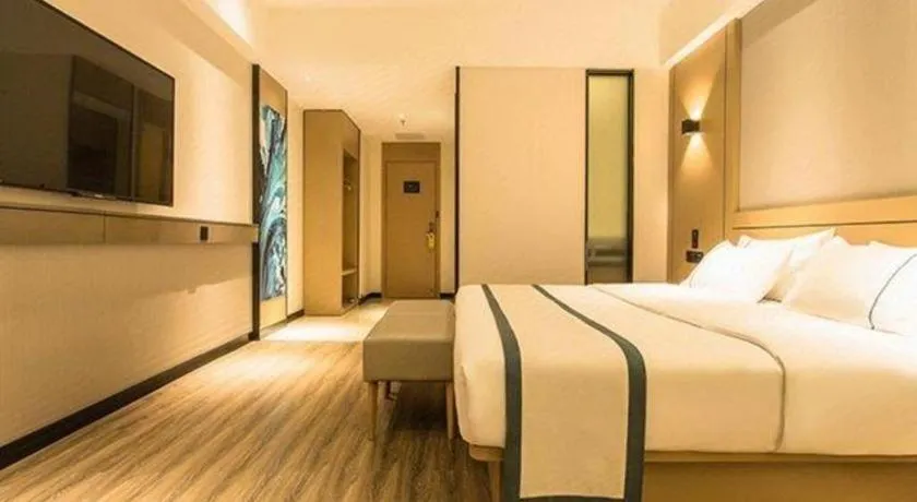 Bed in City Comfort Inn Nanning Anji Wanda Plaza