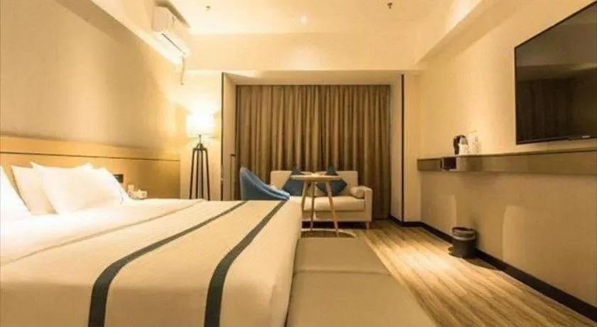 Bed in City Comfort Inn Nanning Anji Wanda Plaza