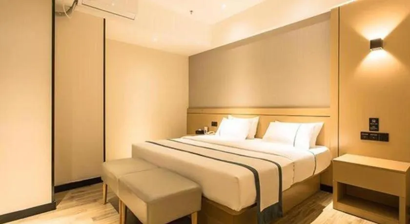 Bed in City Comfort Inn Nanning Anji Wanda Plaza