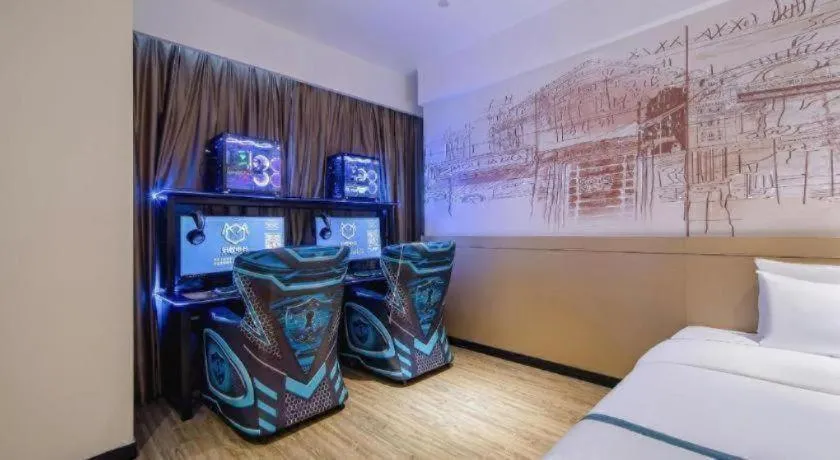 Bed in City Comfort Inn Nanning Anji Wanda Plaza