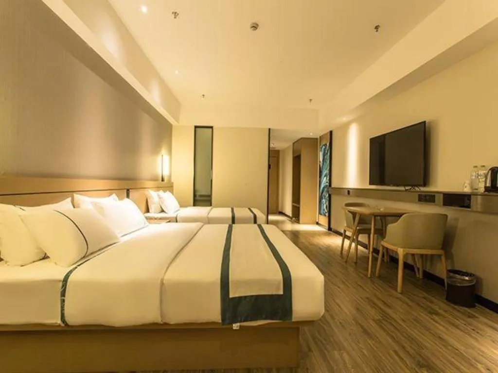 Bed in City Comfort Inn Nanning Anji Wanda Plaza