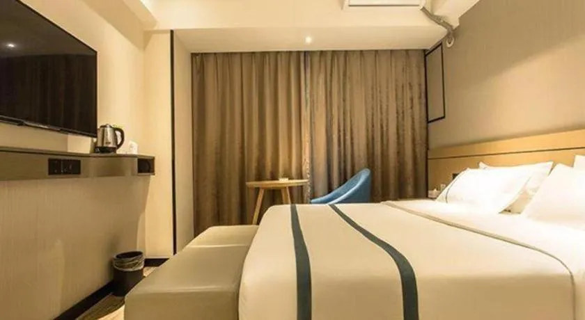 Bed in City Comfort Inn Nanning Anji Wanda Plaza