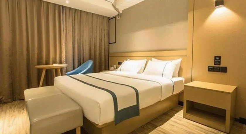 Bed in City Comfort Inn Nanning Anji Wanda Plaza