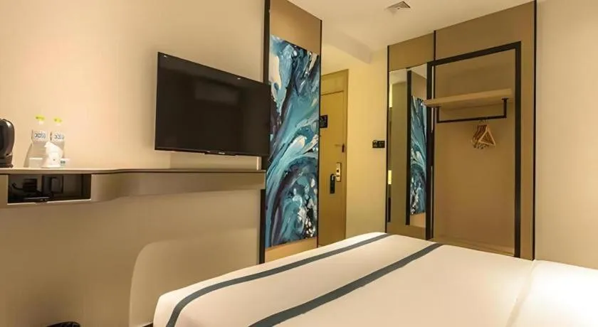 Bed in City Comfort Inn Nanning Anji Wanda Plaza