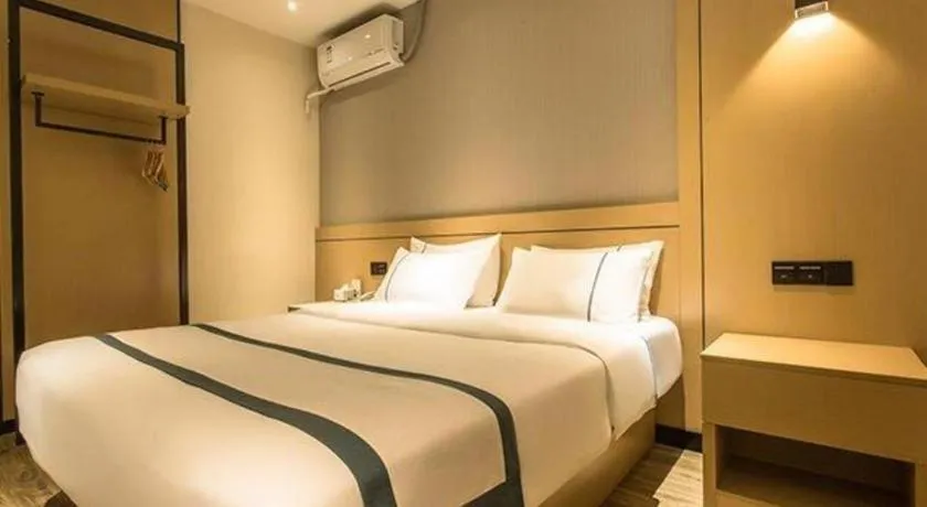 Bed in City Comfort Inn Nanning Anji Wanda Plaza