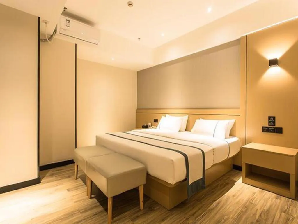 Bed in City Comfort Inn Nanning Anji Wanda Plaza