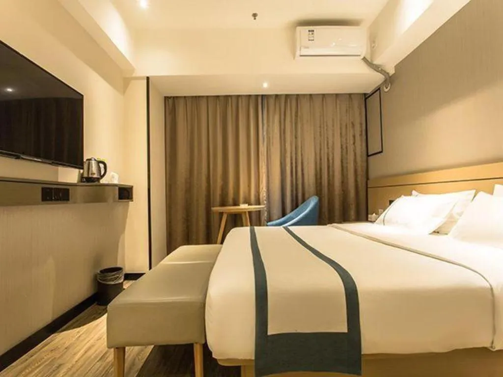 Bed in City Comfort Inn Nanning Anji Wanda Plaza