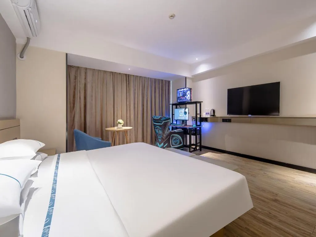 Bed in City Comfort Inn Nanning Anji Wanda Plaza