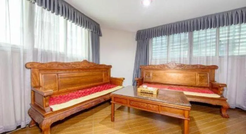 Bed in Wenxing Hotel Guangzhou Gangding Metro Station Branch