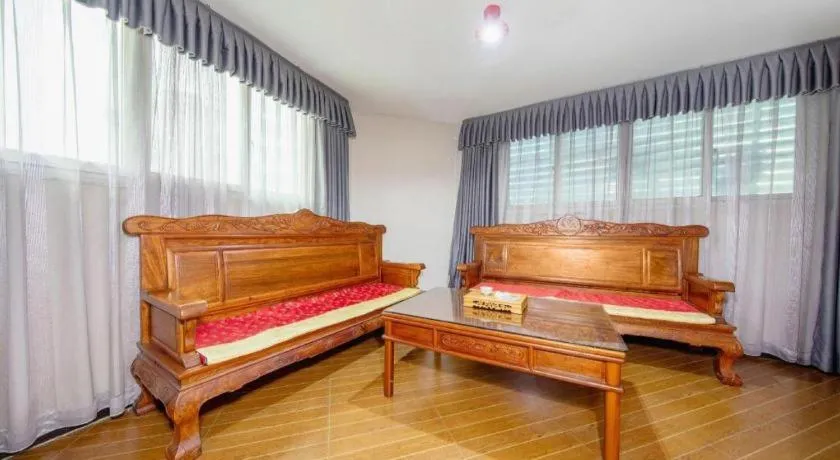 Bed in Wenxing Hotel Guangzhou Gangding Metro Station Branch