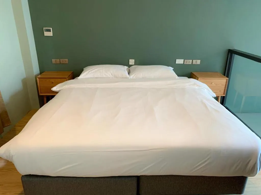 Bed in Eco Cozy Beachfront Resort Chaam