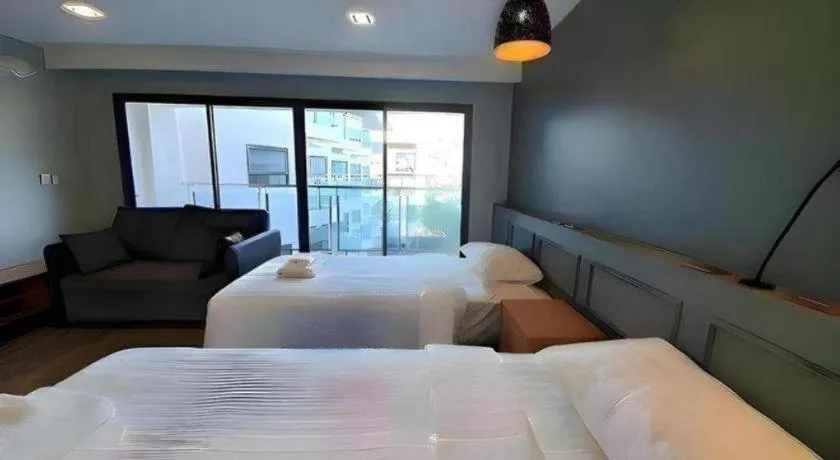 Bed in Eco Cozy Beachfront Resort Chaam