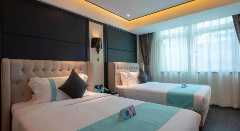 Bed in Xana Hotelle·Xiamen Railway Station