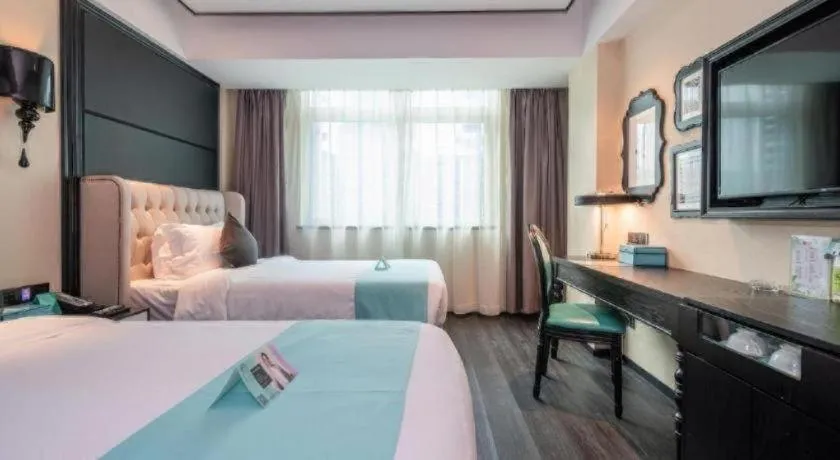 Bed in Xana Hotelle·Xiamen Railway Station