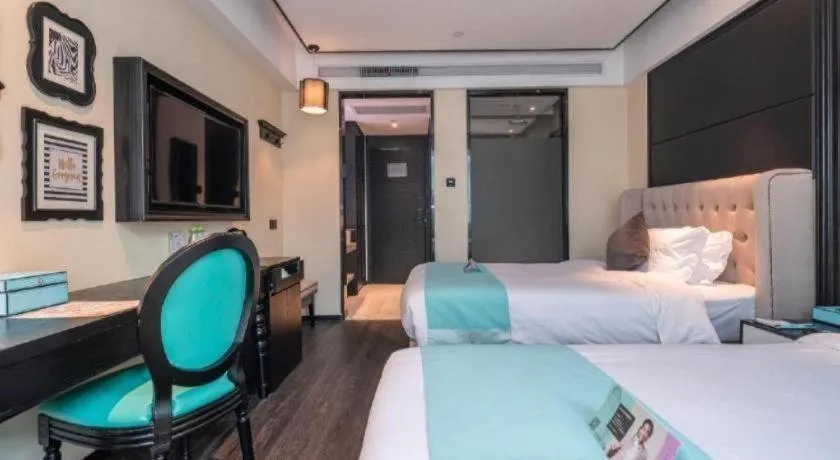 Bed in Xana Hotelle·Xiamen Railway Station