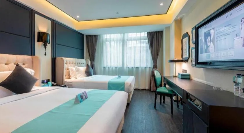 Bed in Xana Hotelle·Xiamen Railway Station