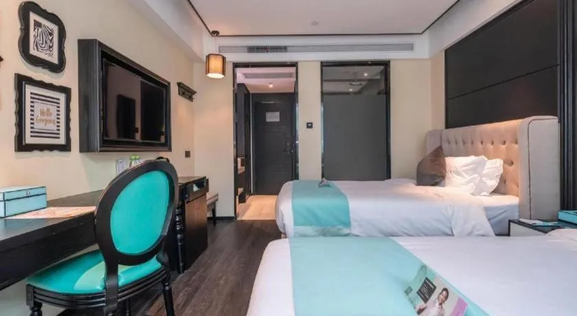 Bed in Xana Hotelle·Xiamen Railway Station