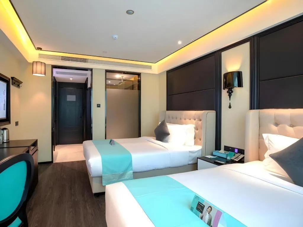 Bed in Xana Hotelle·Xiamen Railway Station