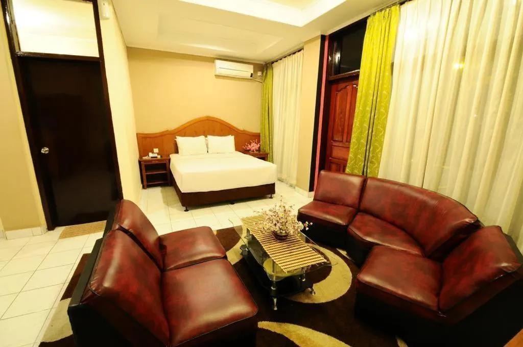 Bed in Hotel Benteng