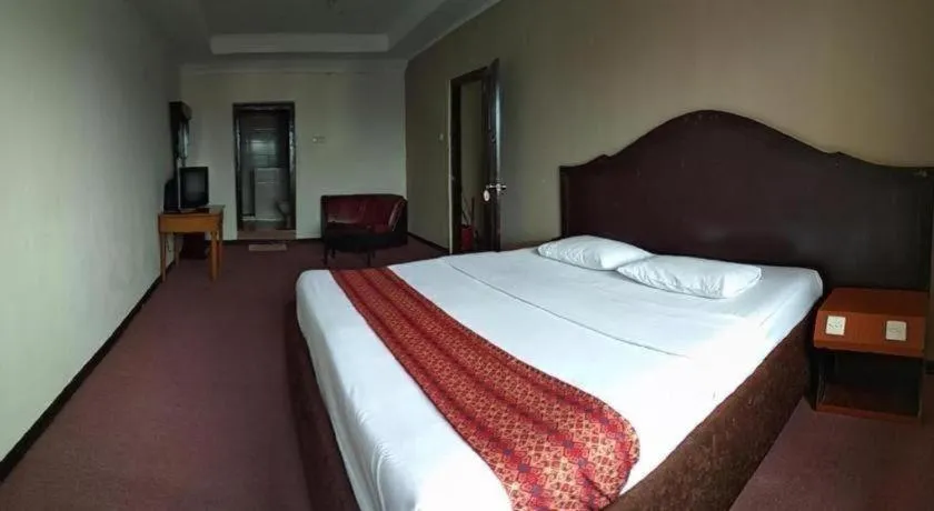 Bed in Hotel Benteng