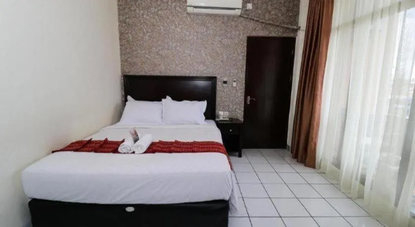 Bed in Hotel Benteng