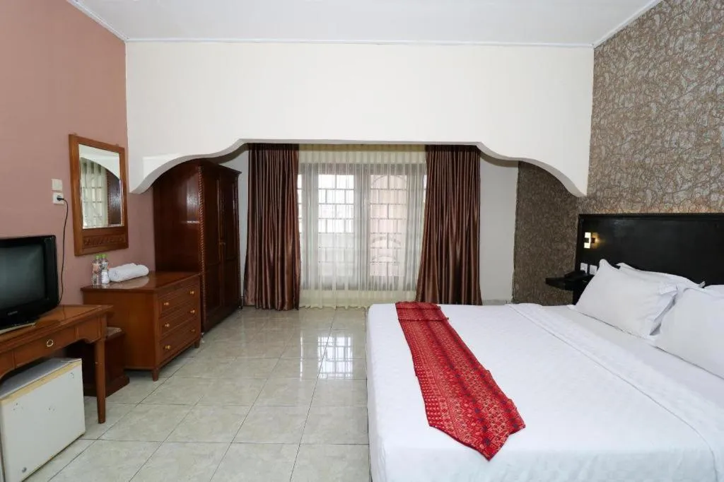 Bed in Hotel Benteng