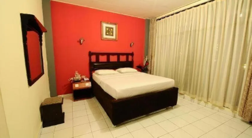 Bed in Hotel Benteng