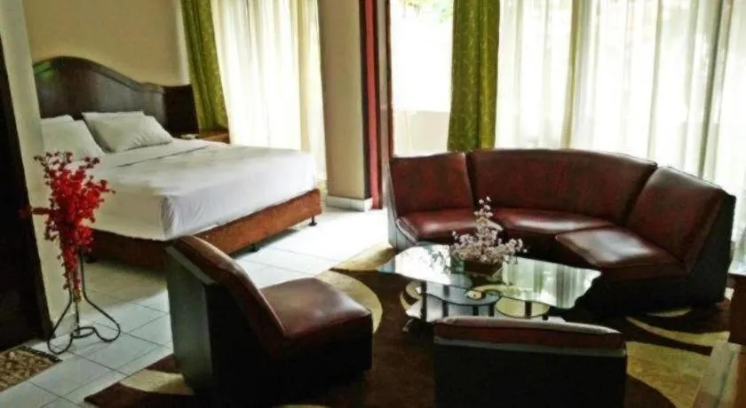 Bed in Hotel Benteng