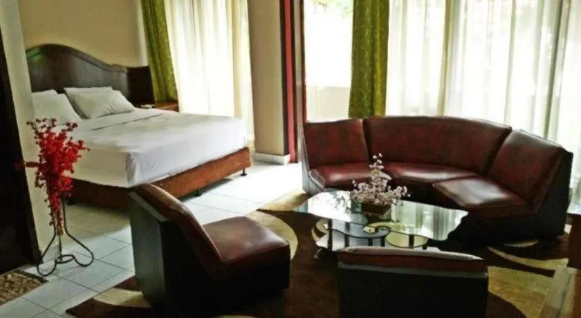 Bed in Hotel Benteng