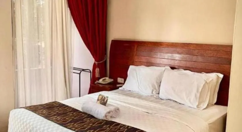 Bed in Hotel Benteng