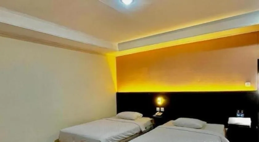 Bed in Hotel Benteng