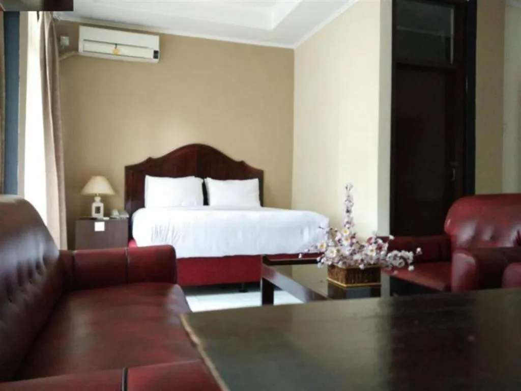 Bed in Hotel Benteng