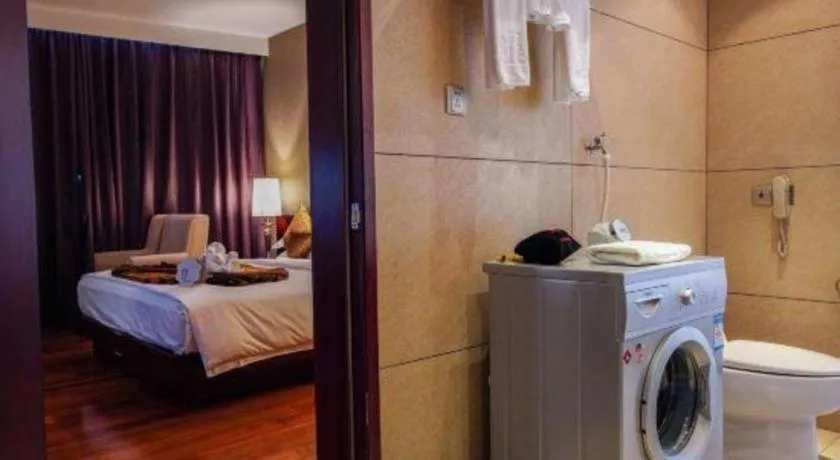 Bed in Kunming Wenhui Hotel