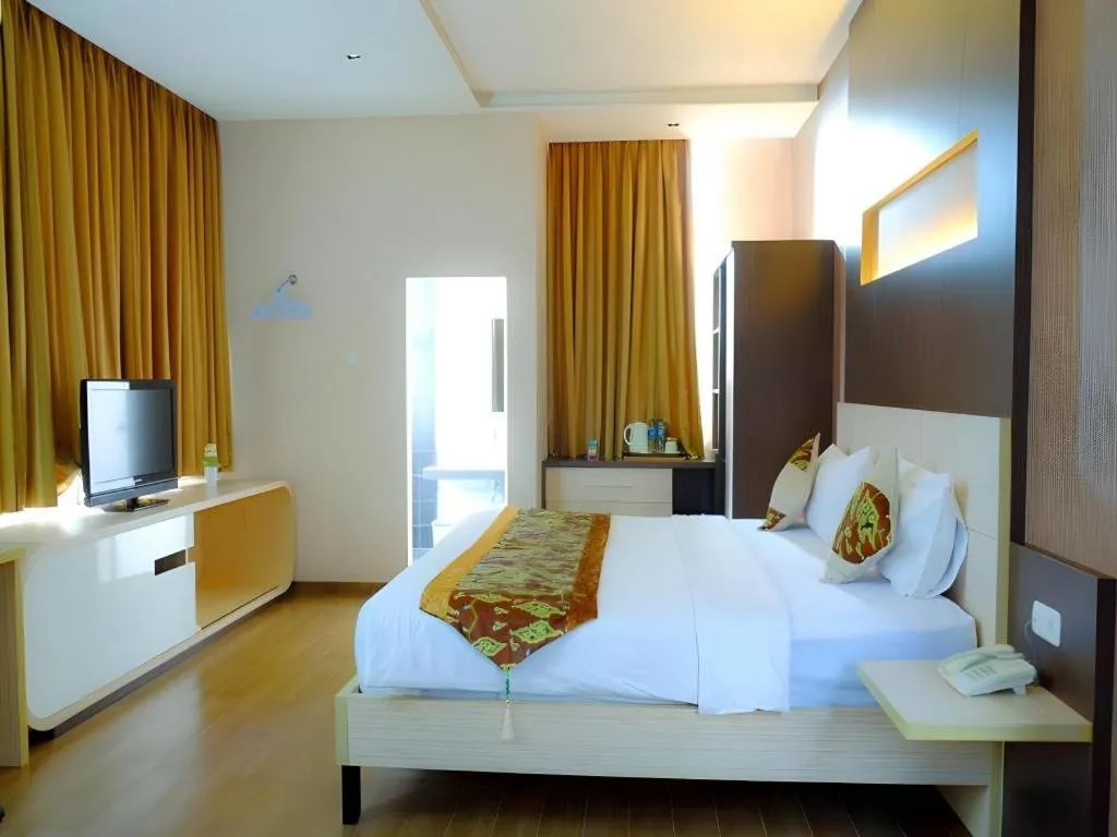 Bed in Lotus Hotel Subang