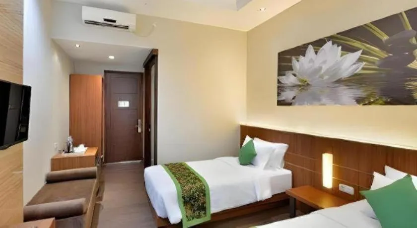 Bed in Lotus Hotel Subang