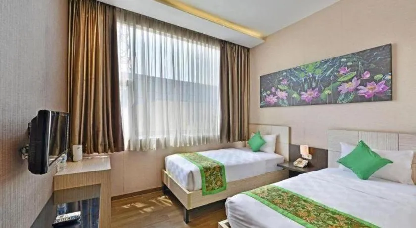 Bed in Lotus Hotel Subang
