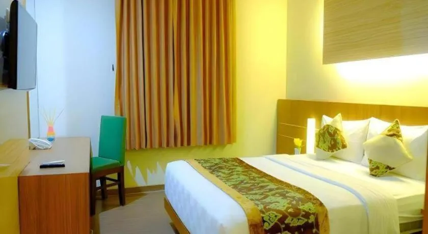 Bed in Lotus Hotel Subang