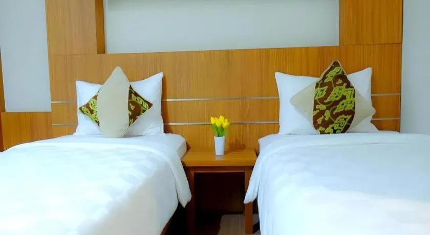 Bed in Lotus Hotel Subang