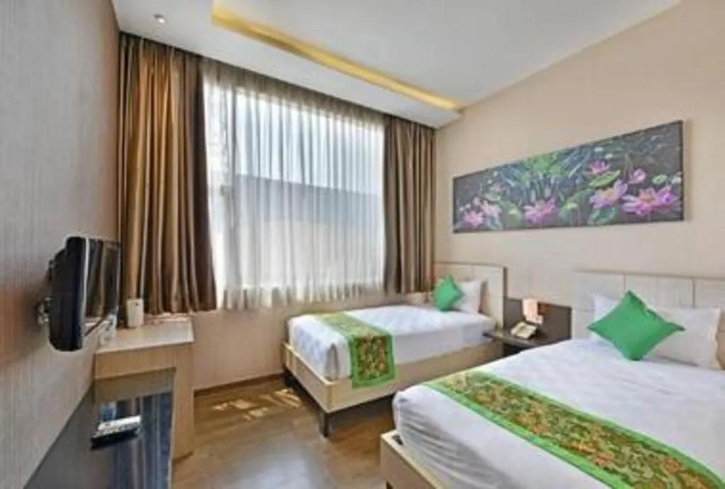 Bed in Lotus Hotel Subang