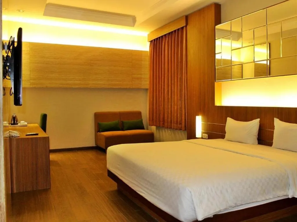 Bed in Lotus Hotel Subang