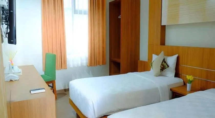 Bed in Lotus Hotel Subang